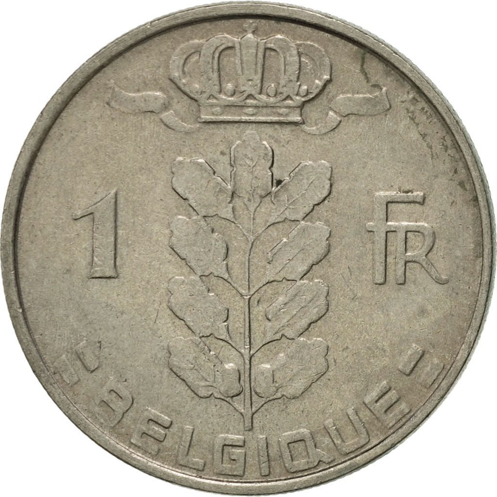 Coin, Belgium, Franc, 1981, EF(40-45), Copper-nickel, KM:142.1