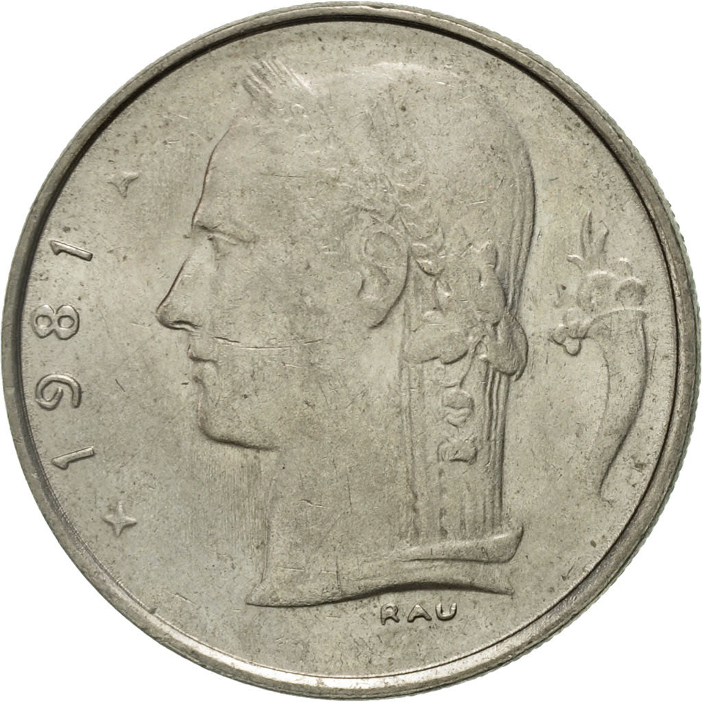 Coin, Belgium, Franc, 1981, EF(40-45), Copper-nickel, KM:143.1