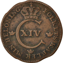 SWEDEN, 1/2 Skilling, 1829, KM #596, EF(40-45), Copper, 29.35-30.5, 7.82