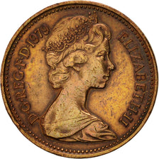 Coin, Great Britain, Elizabeth II, New Penny, 1979, EF(40-45), Bronze, KM:915