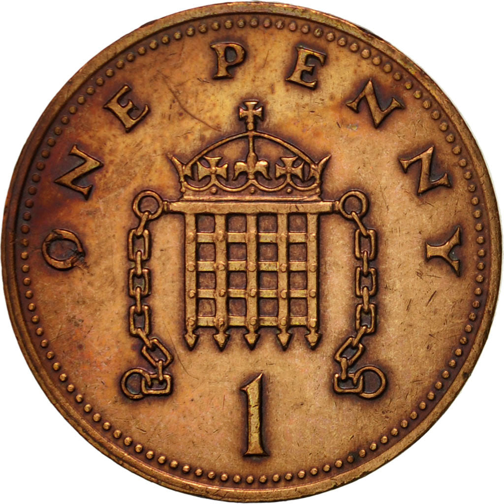 Coin, Great Britain, Elizabeth II, Penny, 1990, EF(40-45), Bronze, KM:935