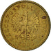 Coin, Poland, Grosz, 2000, Warsaw, AU(50-53), Brass, KM:276