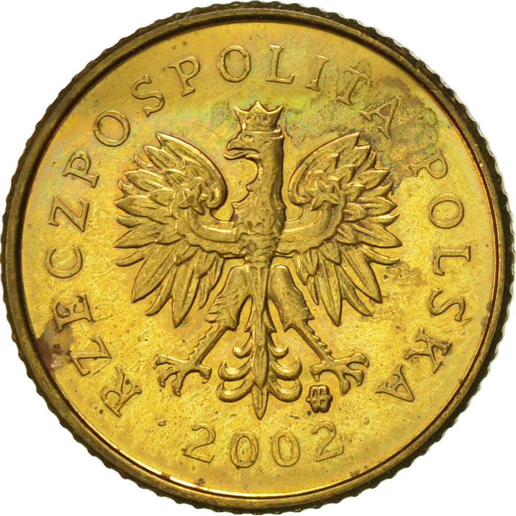 Munten, Polen, Grosz, 2002, Warsaw, PR, Tin, KM:276