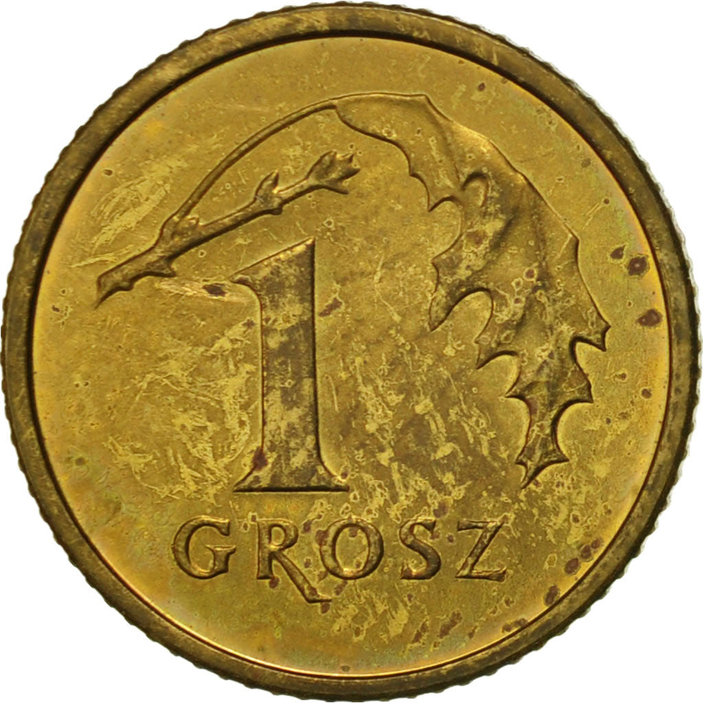 Munten, Polen, Grosz, 2002, Warsaw, PR, Tin, KM:276