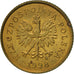 Münze, Polen, Grosz, 1998, Warsaw, SS+, Messing, KM:276