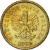 Coin, Poland, Grosz, 1992, Warsaw, AU(55-58), Brass, KM:276