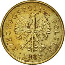 Monnaie, Pologne, Grosz, 1997, Warsaw, SUP, Laiton, KM:276