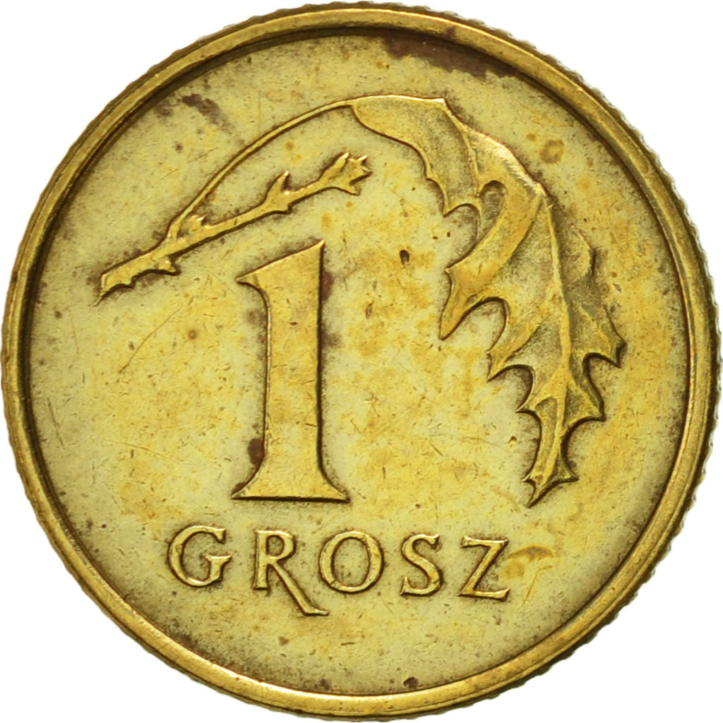 Monnaie, Pologne, Grosz, 1997, Warsaw, SUP, Laiton, KM:276