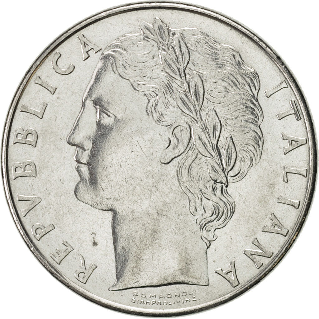 Coin, Italy, 100 Lire, 1981, Rome, AU(55-58), Stainless Steel, KM:96.1