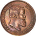 BRAZIL, 20 Reis, 1870, KM #474, AU(50-53), Bronze, 25.39, 6.85
