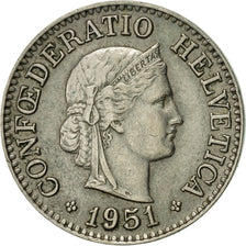 Monnaie, Suisse, 10 Rappen, 1951, Bern, TTB+, Copper-nickel, KM:27