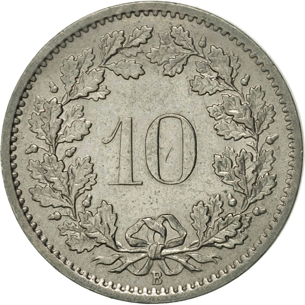 Monnaie, Suisse, 10 Rappen, 1967, Bern, TTB+, Copper-nickel, KM:27