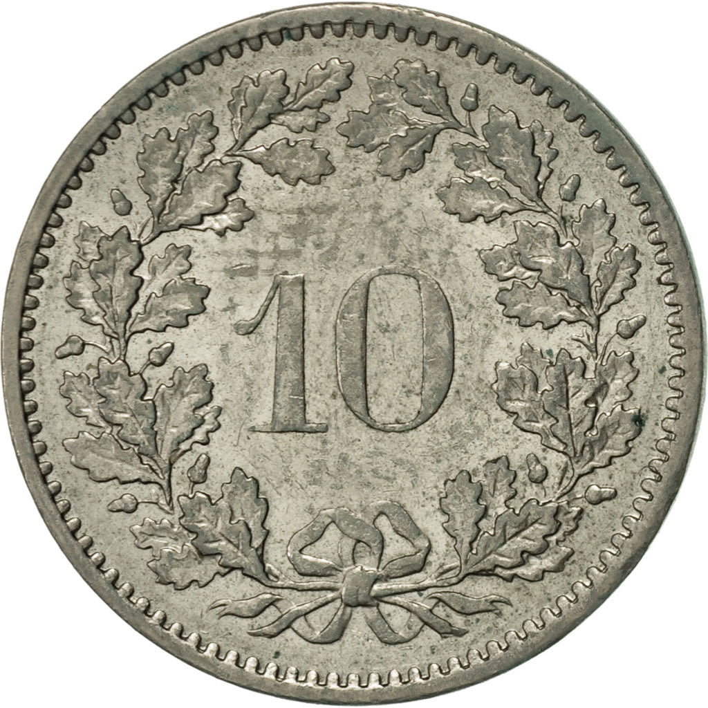Monnaie, Suisse, 10 Rappen, 1973, Bern, TTB+, Copper-nickel, KM:27