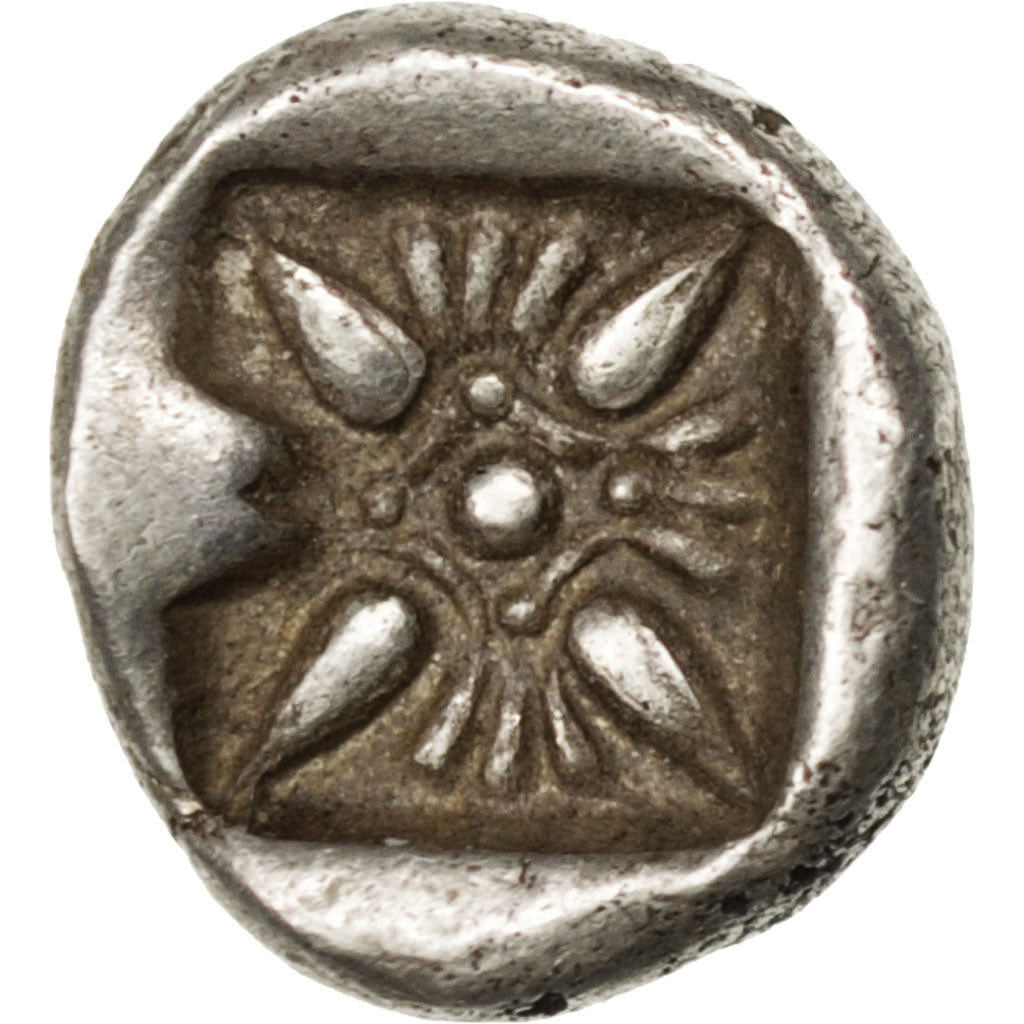 Ionia, Miletos, Obol, Miletos, MS(60-62), Silver, 1.21