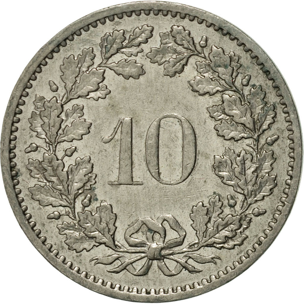Monnaie, Suisse, 10 Rappen, 1974, Bern, TTB+, Copper-nickel, KM:27