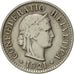 Coin, Switzerland, 5 Rappen, 1921, Bern, EF(40-45), Copper-nickel, KM:26