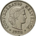 Coin, Switzerland, 5 Rappen, 1926, Bern, AU(50-53), Copper-nickel, KM:26