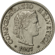 Monnaie, Suisse, 5 Rappen, 1907, Bern, TTB+, Copper-nickel, KM:26