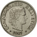 Monnaie, Suisse, 5 Rappen, 1907, Bern, TTB+, Copper-nickel, KM:26