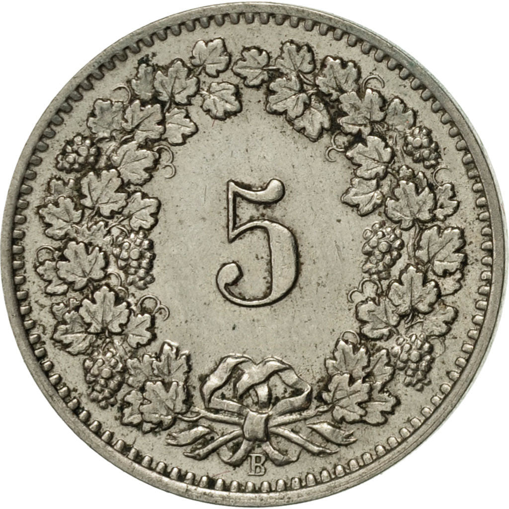 Monnaie, Suisse, 5 Rappen, 1907, Bern, TTB+, Copper-nickel, KM:26