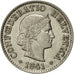 Switzerland, 5 Rappen, 1941, Bern, AU(50-53), Nickel, KM:26b