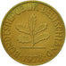 Coin, GERMANY - FEDERAL REPUBLIC, 10 Pfennig, 1978, Munich, AU(50-53), Brass