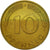 Coin, GERMANY - FEDERAL REPUBLIC, 10 Pfennig, 1978, Stuttgart, AU(50-53), Brass