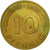 Munten, Federale Duitse Republiek, 10 Pfennig, 1977, Munich, ZF+, Brass Clad