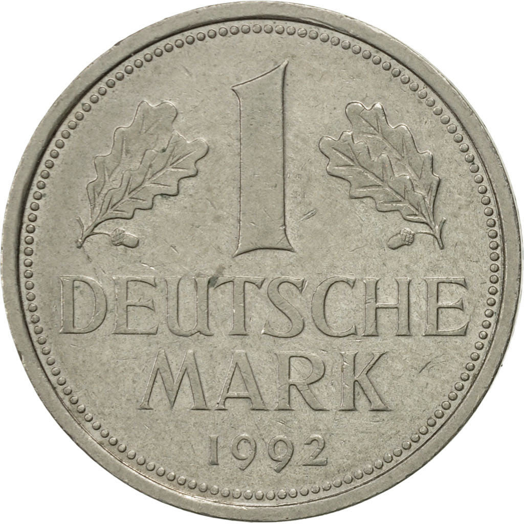 Coin, GERMANY - FEDERAL REPUBLIC, Mark, 1992, Berlin, AU(50-53), Copper-nickel