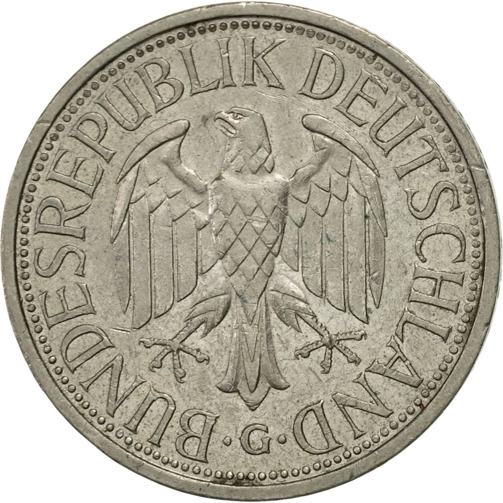 Coin, GERMANY - FEDERAL REPUBLIC, Mark, 1984, Karlsruhe, AU(50-53)