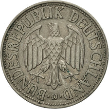 Münze, Bundesrepublik Deutschland, Mark, 1956, Munich, SS+, Copper-nickel