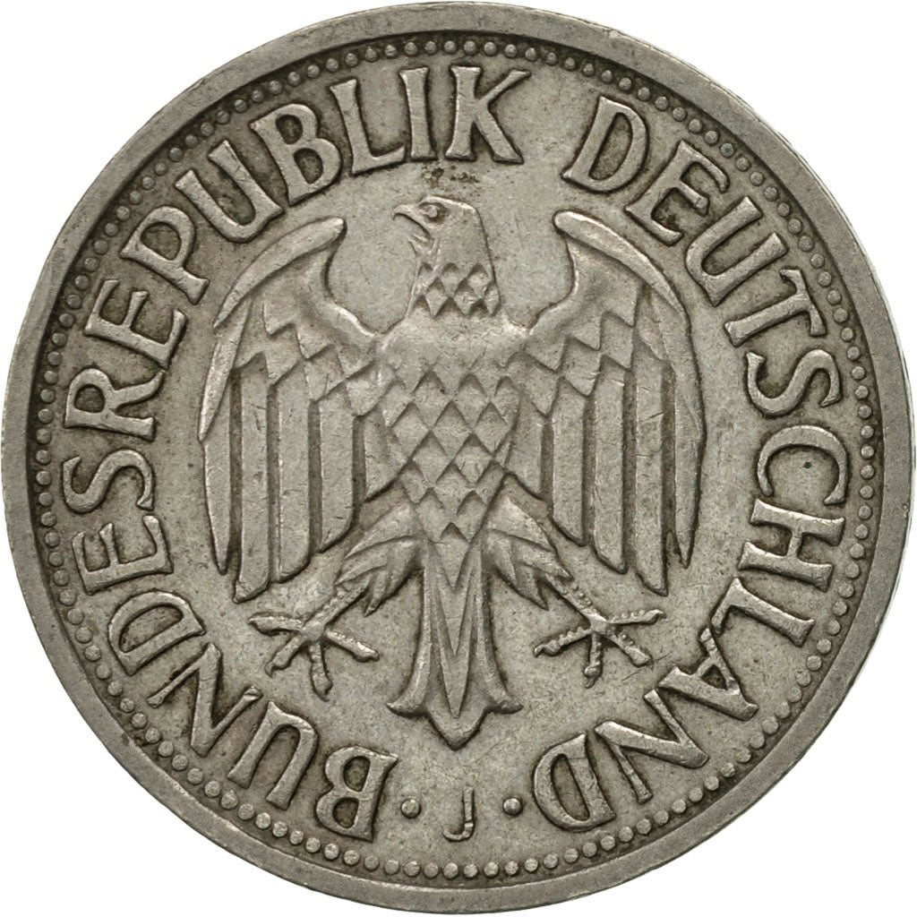 Coin, GERMANY - FEDERAL REPUBLIC, Mark, 1963, Hambourg, AU(50-53)