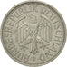 Münze, Bundesrepublik Deutschland, Mark, 1977, Stuttgart, SS+, Copper-nickel