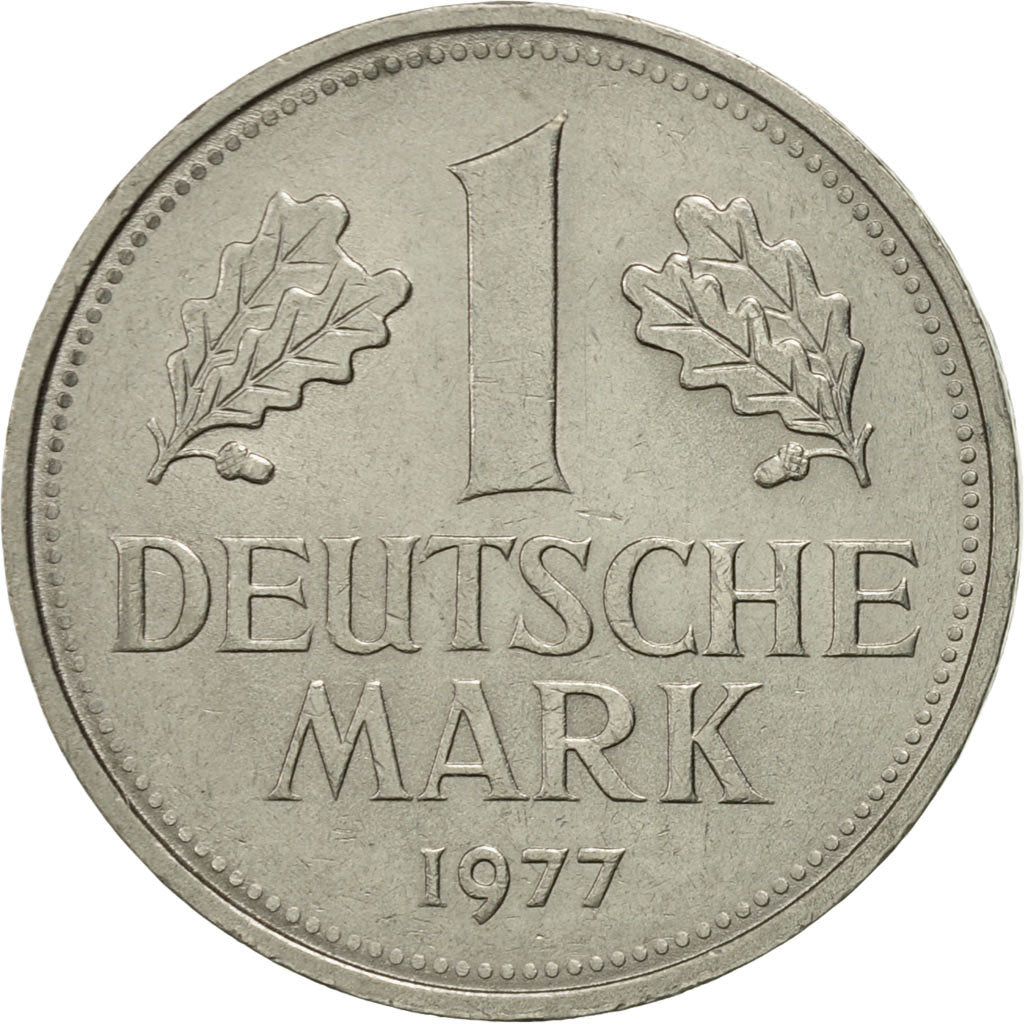 Coin, GERMANY - FEDERAL REPUBLIC, Mark, 1977, Stuttgart, AU(50-53)
