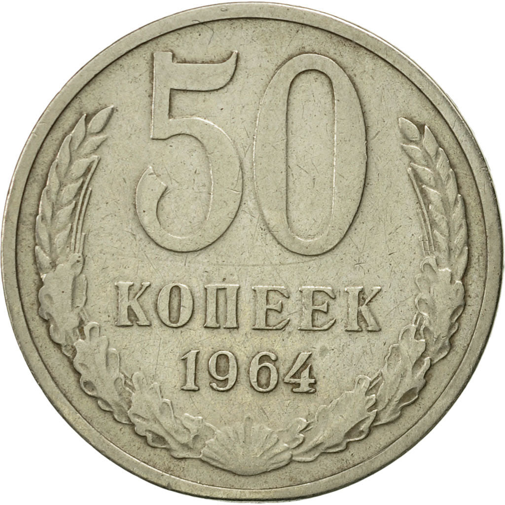 Moneta, Russia, 50 Kopeks, 1964, Saint-Petersburg, BB+, Rame-nichel-zinco