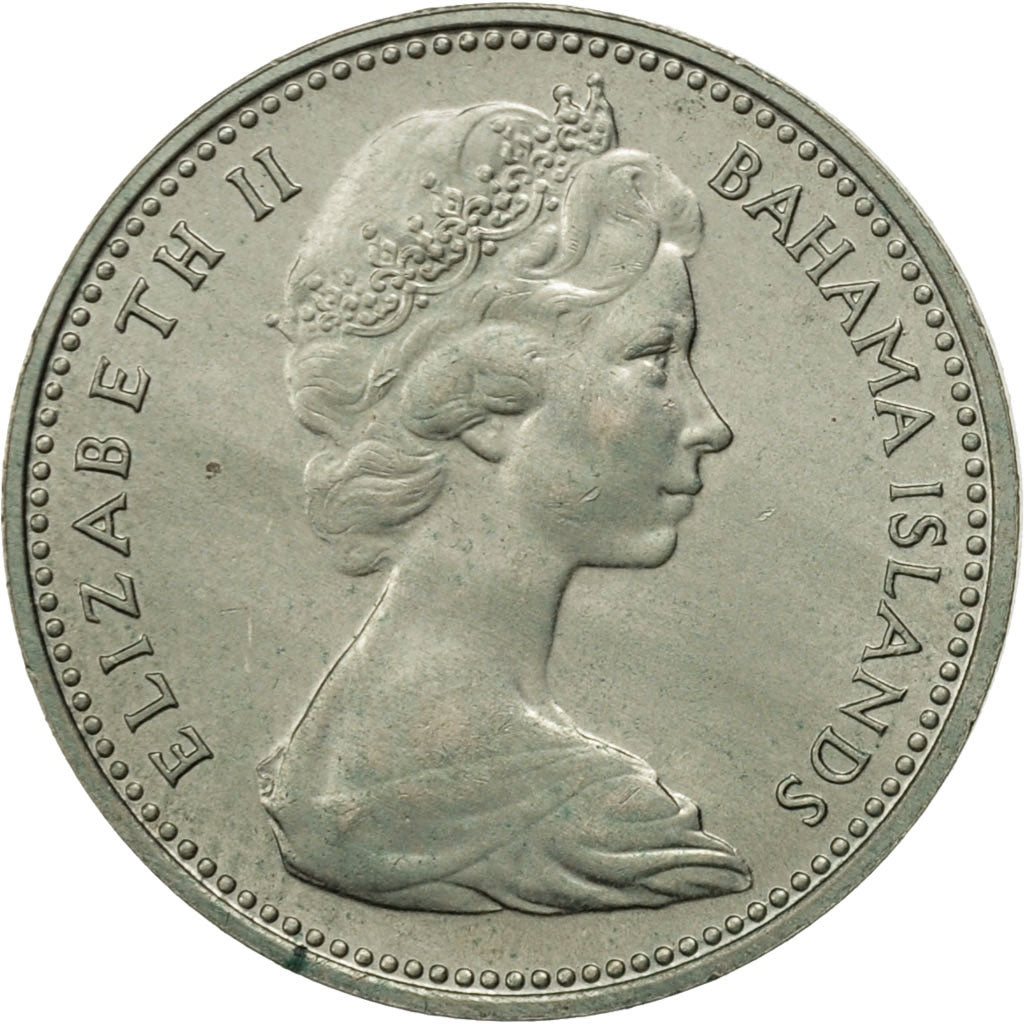 Bahamas, Elizabeth II, 5 Cents, 1969, Franklin Mint, SUP, Copper-nickel, KM:3