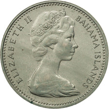 Bahamas, Elizabeth II, 5 Cents, 1969, Franklin Mint, EBC, Cobre - níquel, KM:3