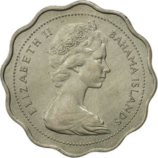 Coin, Bahamas, Elizabeth II, 10 Cents, 1969, Franklin Mint, AU(55-58)
