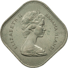 Coin, Bahamas, Elizabeth II, 50 Cents, 1969, Franklin Mint, AU(55-58), Silver