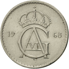Coin, Sweden, Gustaf VI, 50 Öre, 1968, AU(55-58), Copper-nickel, KM:837