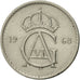 Coin, Sweden, Gustaf VI, 50 Öre, 1968, AU(55-58), Copper-nickel, KM:837