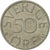 Moneda, Suecia, Carl XVI Gustaf, 50 Öre, 1982, EBC, Cobre - níquel, KM:855