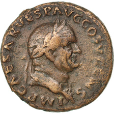 Coin, Vespasian, As, Roma, VF(30-35), Bronze, RIC:720