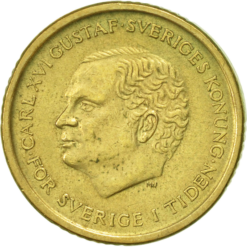Moneta, Szwecja, Carl XVI Gustaf, 10 Kronor, 1992, AU(55-58)