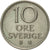 Moneta, Svezia, Gustaf VI, 10 Öre, 1967, SPL-, Rame-nichel, KM:835
