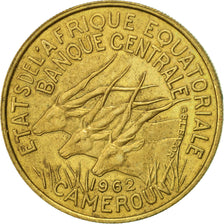 EQUATORIAL AFRICAN STATES, 25 Francs, 1962, Paris, AU(55-58), Aluminum-Bronze