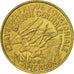 États de l'Afrique équatoriale, 25 Francs, 1962, Paris, SUP, Aluminum-Bronze