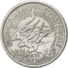 Estados africanos ecuatoriales, Franc, 1971, Paris, EBC, Aluminio, KM:6