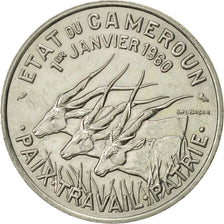 Cameroon, 50 Francs, 1960, Paris, AU(55-58), Copper-nickel, KM:13