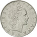Moneta, Włochy, 50 Lire, 1963, Rome, AU(55-58), Stal nierdzewna, KM:95.1